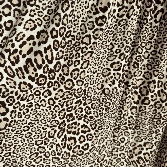 Sky Leopard Print Rhinestone Beaded Maxi Dress XS Halter Open Back Glam Y2K NWT - Picture 11 of 16